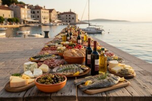 8. Biogradski stol: Spojimo zeleno i plavo