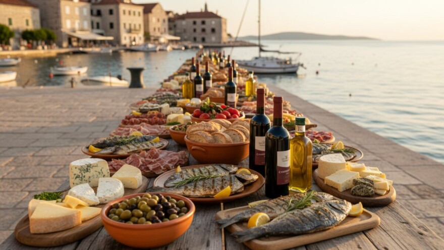 8. Biogradski stol: Spojimo zeleno i plavo