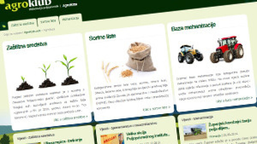 Novo na agroklub.com, baza mehanizacije i sortne liste!