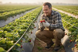 Agronom, proizvođač jagode u slobodno vrijeme