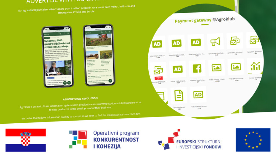 Automatiziran sustav kupovine Agroklub usluga kroz EU projekt