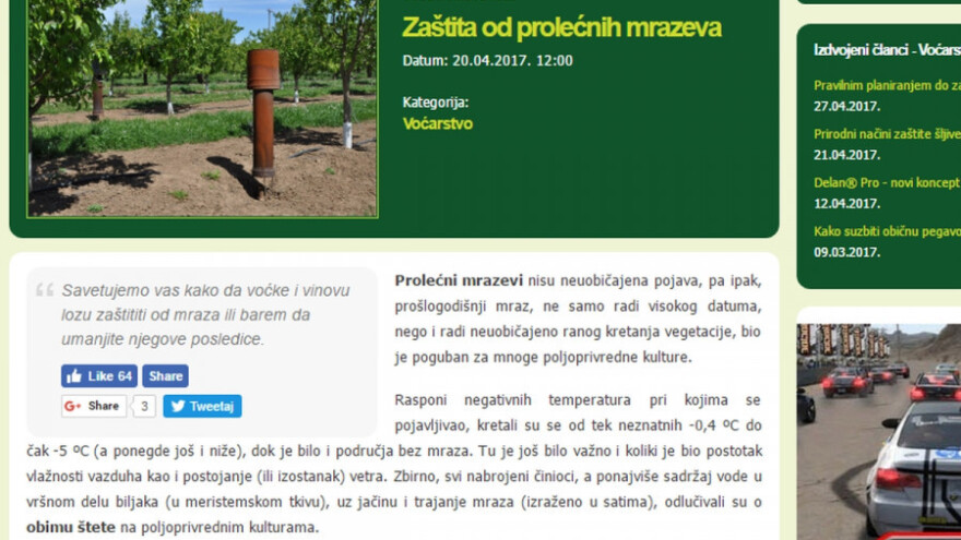 Najčitaniji tekstovi u aprilu