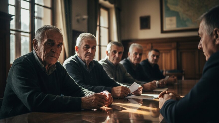 Banski dvori popuštaju, Linić se pojavio