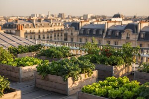 Baštom na krovu protiv klimatskih promena