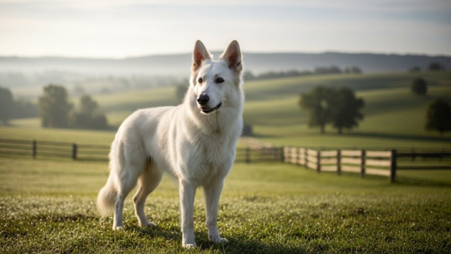 Beli švajcarski ovčar - privržen i odan pas
