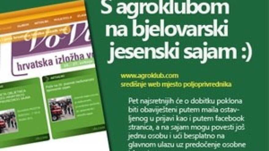 Agroklub.com Vas vodi na Bjelovarski Sajam