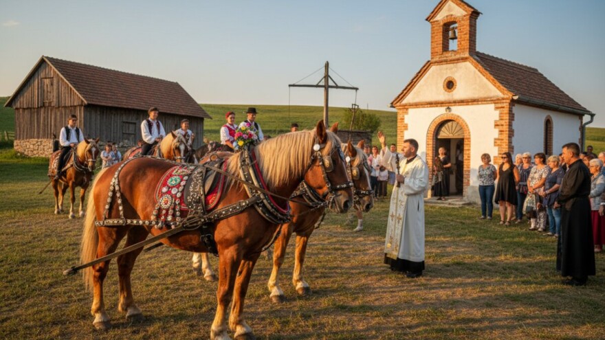 Blagoslov konja na etnoimanju