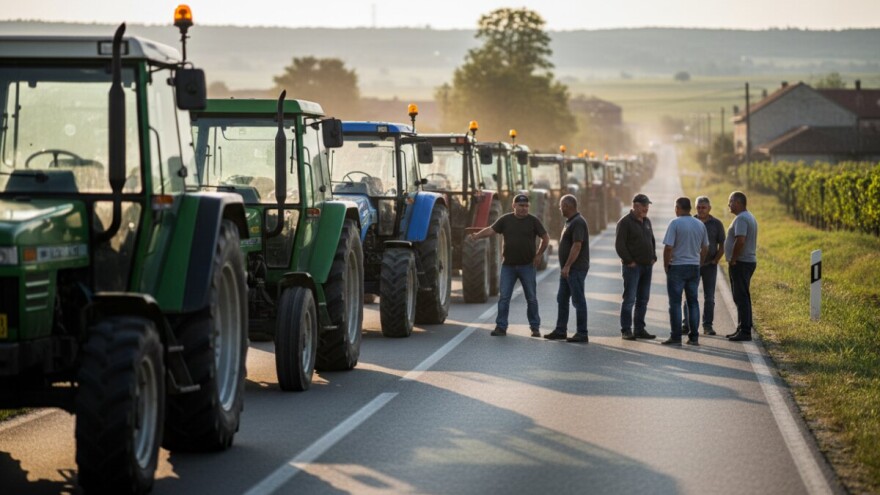 Blokirana cesta Požega - Našice