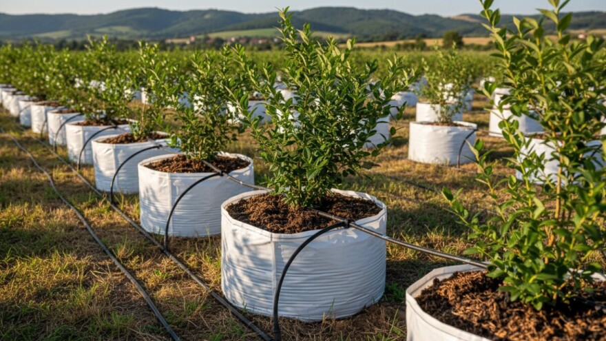 Borovnica u hidroponiji!