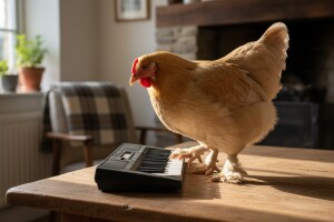 Brahma kokoš kljuca američku himnu, a ima i bend