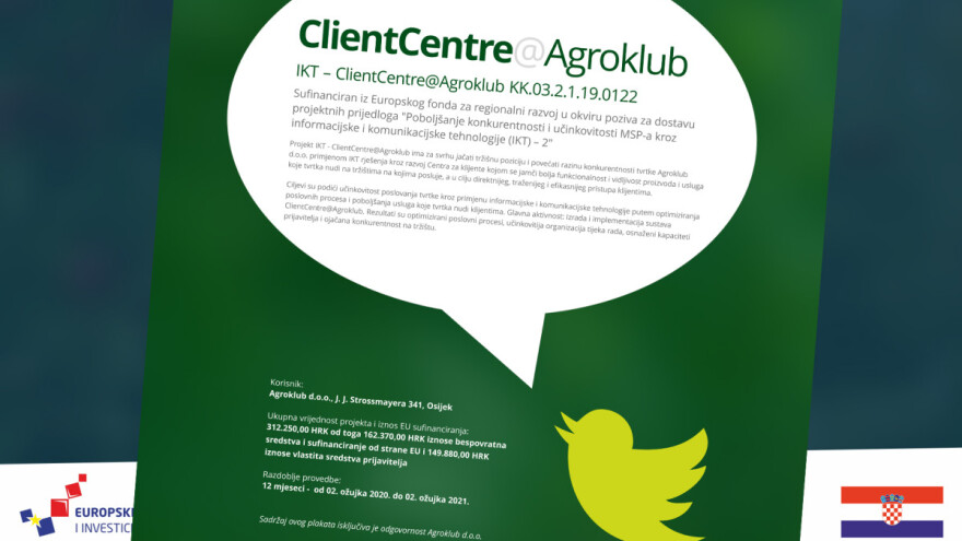 I dalje ulažemo u web platformu, Agroklub privodi kraju ClientCentre@AK