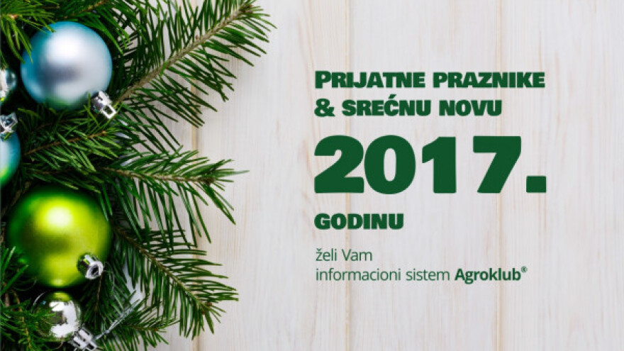 Srećna Nova 2017. godina!