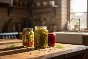 Cherry rajčica i kornišoni u zimskoj verziji!