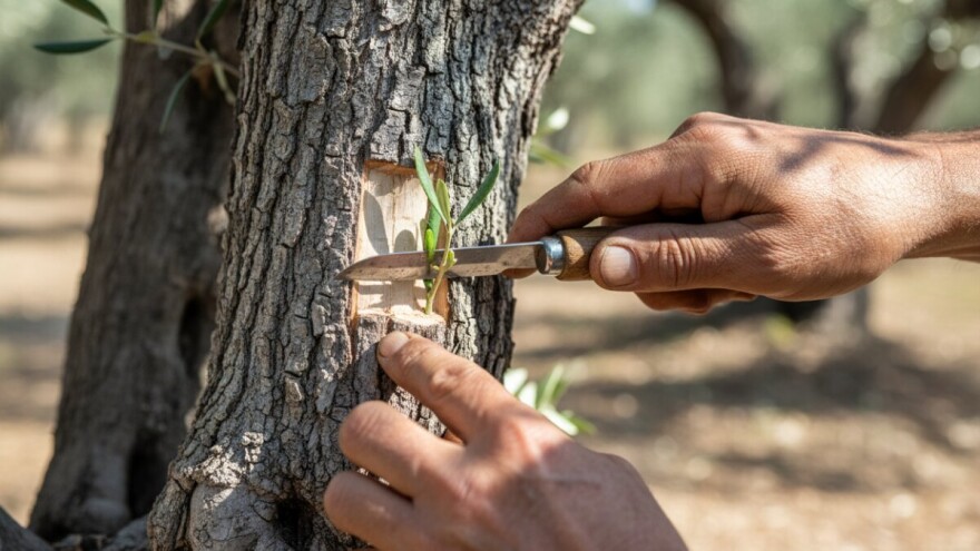 Cijepljenje ili navrtanje maslina