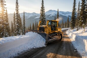 Čišćenje snijega, prva akcija Šumarije Kupres