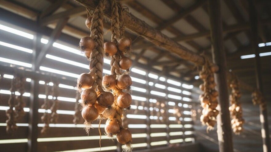 Čuvanje luka nakon berbe