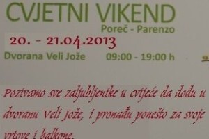 Cvjetni vikend u Poreču