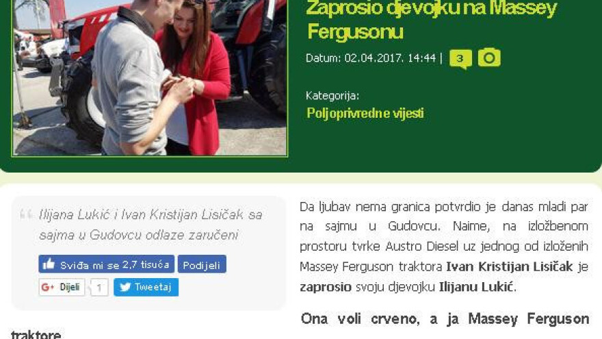 Od prosidbe na traktoru do isplate potpora