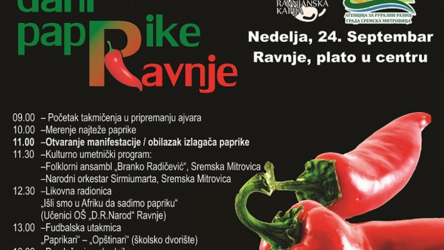 Dani paprike u Ravnju