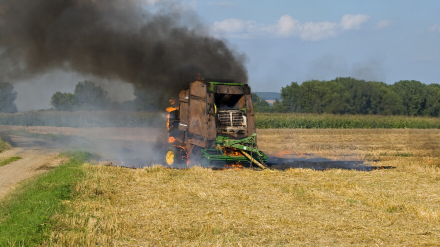 ​Zapalila se balirka - požar se proširio, a šteta procijenjena na 31 tisuću kuna