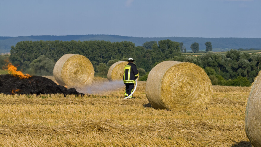 Izgorjelo 200 rolo bala - šteta 20 tisuća kuna