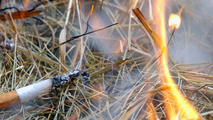 Bacili opušak pa vatra progutala pomoćni objekt i oko 300 bala sijena
