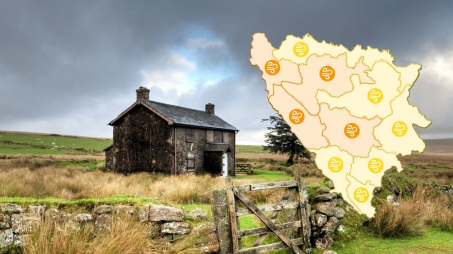 Upozorenje: Lokalno mogući udari vjetra iznad 90 km/h