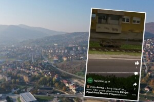 Noćna šetnja - krdo divljih svinja snimljeno u gradu
