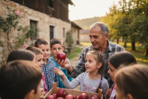Djeca uče kako se proizvodi hrana na OPG-ima