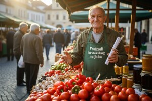 Dodjeljeni certifikati Proizvodi hrvatskog seljaka na 50. obljetnicu Tržnice Osijek