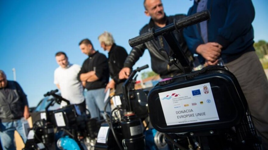 Poljoprivrednicima podeljenje pumpe za navodnjavanje