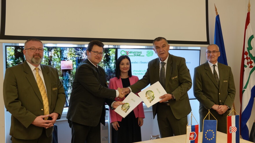 Hrvatske i Slovačke šume potpisale Sporazum o suradnji u održivom gospodarenju šumama