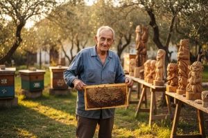 Dvije ljubavi Tonče Ferbežara - pčele i kiparstvo