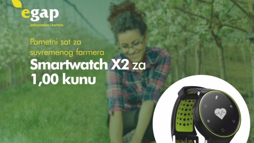 Smartwatch X2 za 1,00kn uz eGAP licencu