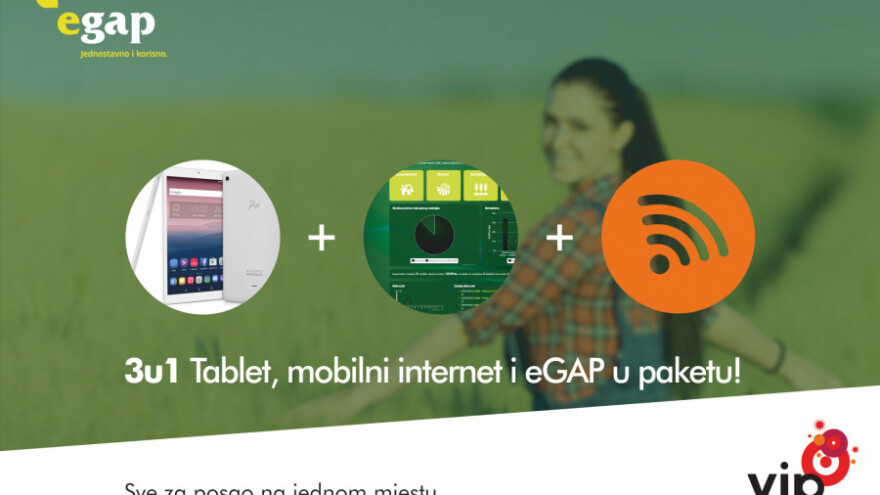 Tablet + eGAP PRO + Mobilni internet!