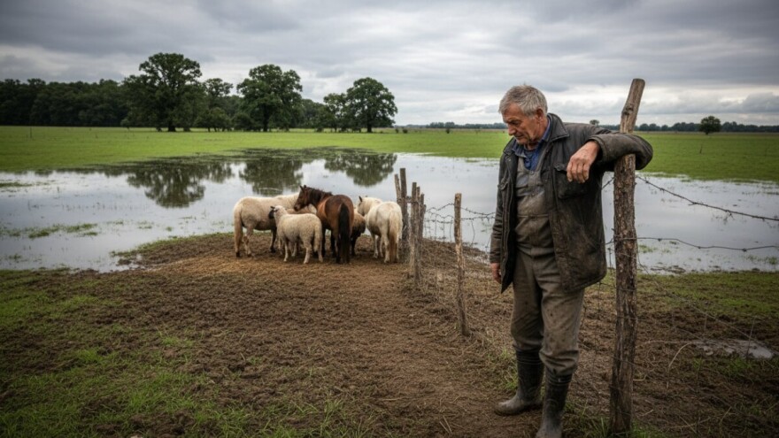 Evakuirana stoka sa poplavljenih pašnjaka