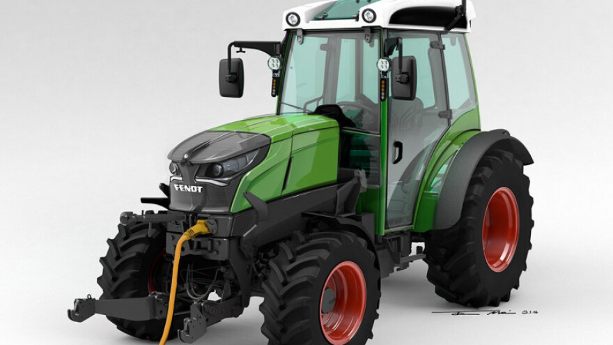 Fendt e100 Vario - 100 % električni traktor