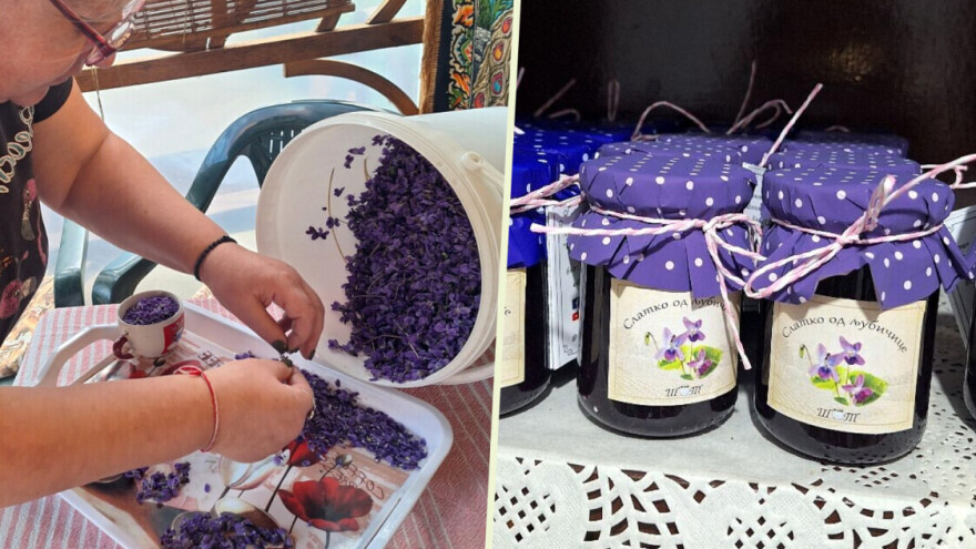 Kao da jedete svilu - kako Vineta Šinka sprema slatko od ljubičica?