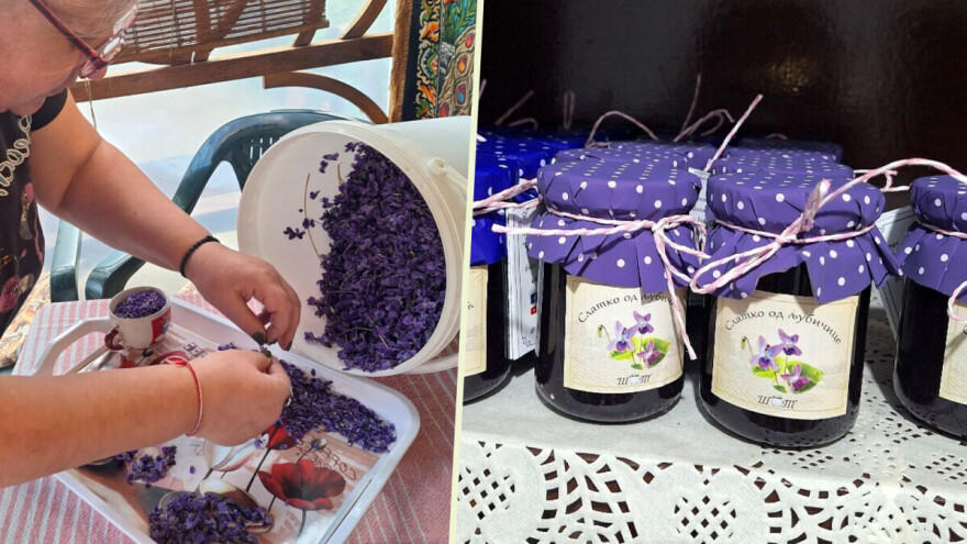 Kao da jedete svilu - kako se sprema slatko od ljubičica?