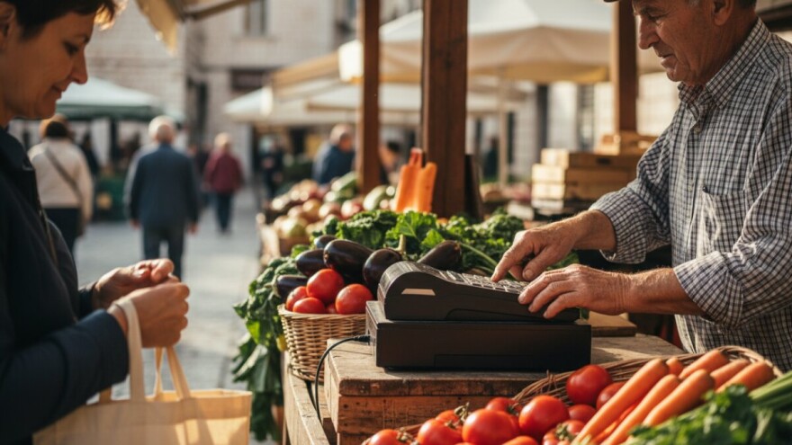 Fiskalizacija na osječkoj tržnici