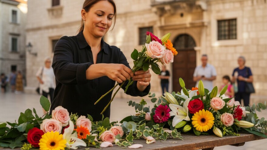 Floristi pokazali vještinu izrade buketa
