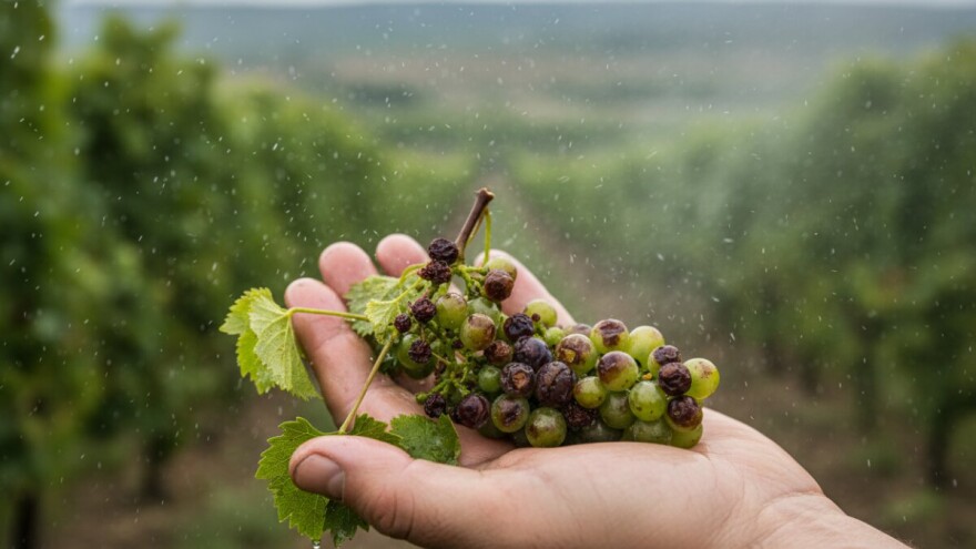 Folpet sanira tučom oštećenu vinovu lozu