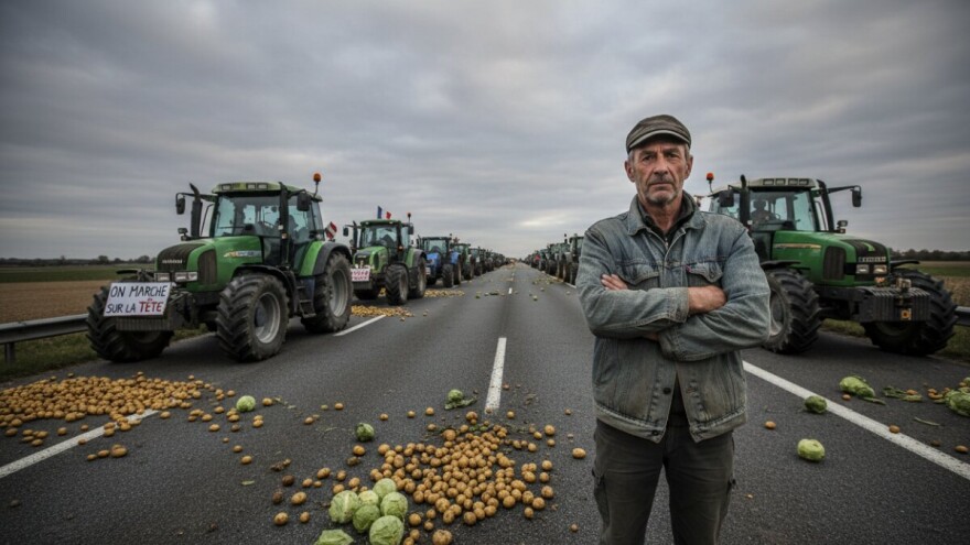 Francuski farmeri protiv trgovačkih lanaca!