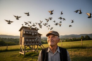 Golubovi dugim letom uzgajatelje vesele