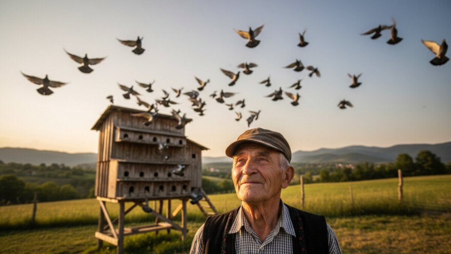 Golubovi dugim letom uzgajatelje vesele