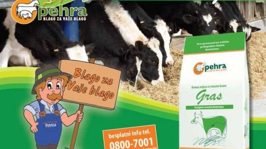 Krmne smjese za muzne krave