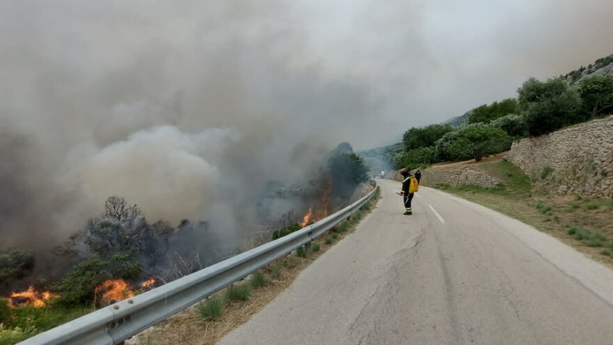 Požar kod Grebaštice pod nadzorom - opožareno 600 ha