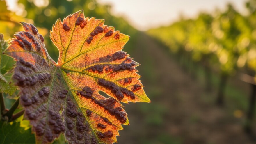 Grinje šiškarice iz pupova vinove loze sišu sokove
