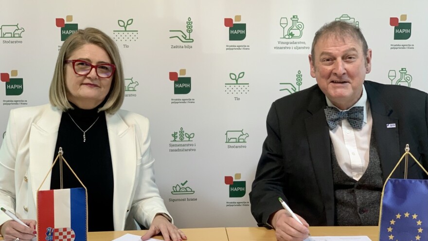 Sigurnost hrane: HAPIH potpisao sporazum o suradnji s njemačkim Saveznim institutom