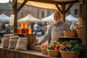 Heljdino brašno, med i povrće na Organskoj suboti
